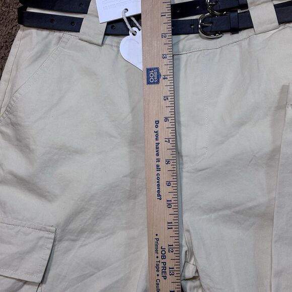 Aelfric Eden Women's  Multi Pocket Cargo Pants, Denim Cream Size 28 Casual NWT - Picture 12 of 14
